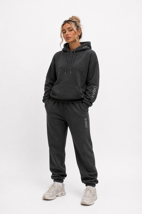 Luxe Fleece Sweatpants Charcoal